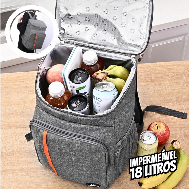 Bolsa térmica Maxten à prova de vazamento, impermeável, leve, para piqueniques, praia, churrascos, acampamento e atividades ao ar livre (preta) Bolsa térmica Maxten à prova de vazamento, impermeável, leve, para piqueniques, praia, churrascos, acampamento e atividades ao ar livre (preta)