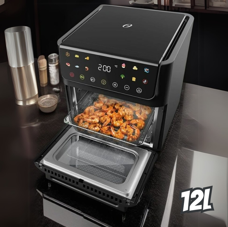 Fritadeira Elétrica Sem Óleo/air Fryer Oster Ofrt790 Preta 12l Fritadeira Elétrica Sem Óleo/air Fryer Oster Ofrt790 Preta 12l