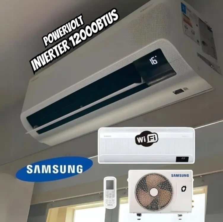 Samsung Ar Condicionado Split Inverter Windfree Powervolt Bivolt Connect Ai 12.000 Btus Frio Sem Vento Ar12dyfavwknaz Bivolt Samsung Ar Condicionado Split Inverter Windfree Powervolt Bivolt Connect Ai 12.000 Btus Frio Sem Vento Ar12dyfavwknaz Bivolt