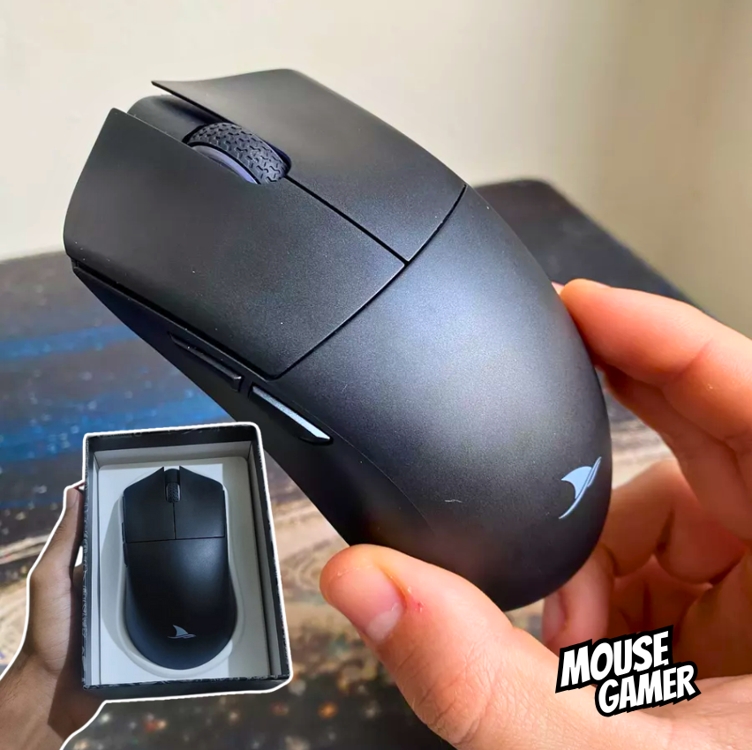 Mouse Gamer Darmoshark M3 Sem Fio Sensor Paw 3395 58g Preto Mouse Gamer Darmoshark M3 Sem Fio Sensor Paw 3395 58g Preto