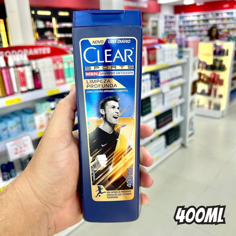 Shampoo Anticaspa Clear Sports Men Limpeza Profunda 400ml Shampoo Anticaspa Clear Sports Men Limpeza Profunda 400ml