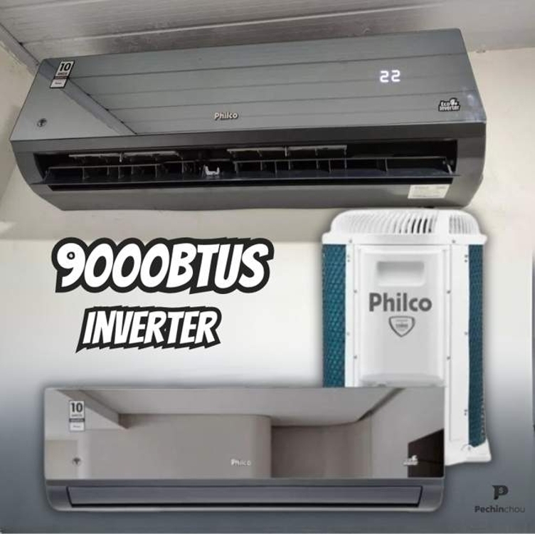 Ar Condicionado Split Inverter Hi Wall Philco Espelhado 9000 BTUs Quente/Frio PAC9000IQFM15E - 220V Ar Condicionado Split Inverter Hi Wall Philco Espelhado 9000 BTUs Quente/Frio PAC9000IQFM15E - 220V