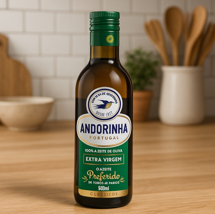 Azeite De Oliva Extra Virgem Português Andorinha Clássicos Vidro 500ml Azeite De Oliva Extra Virgem Português Andorinha Clássicos Vidro 500ml
