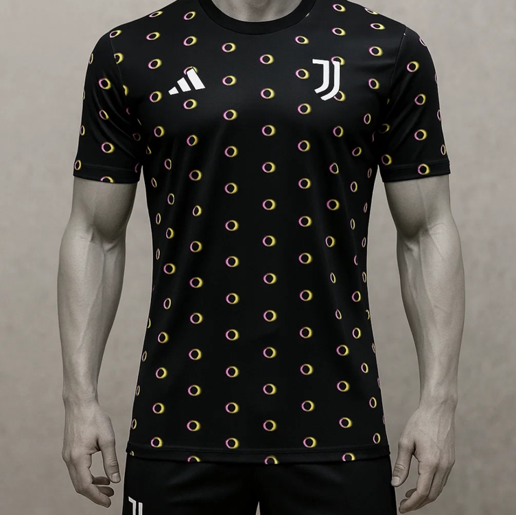Camisa juventus 24/25 Pré Jogo Adidas Masculina - Preto Camisa juventus 24/25 Pré Jogo Adidas Masculina - Preto