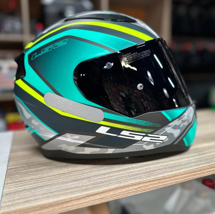 Capacete Masculino Ls2 Ff353 Ufo Verde Cinza Esportivo Moto Capacete Masculino Ls2 Ff353 Ufo Verde Cinza Esportivo Moto