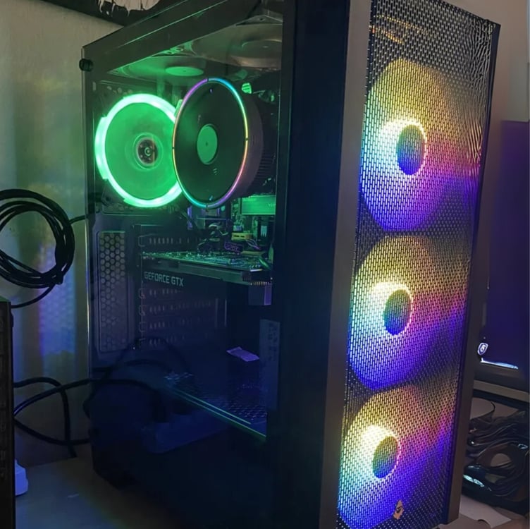 Gabinete Gamer Mancer Narok Rgb Mid-tower Com 3 Ventoinhas Cor Preto Gabinete Gamer Mancer Narok Rgb Mid-tower Com 3 Ventoinhas Cor Preto