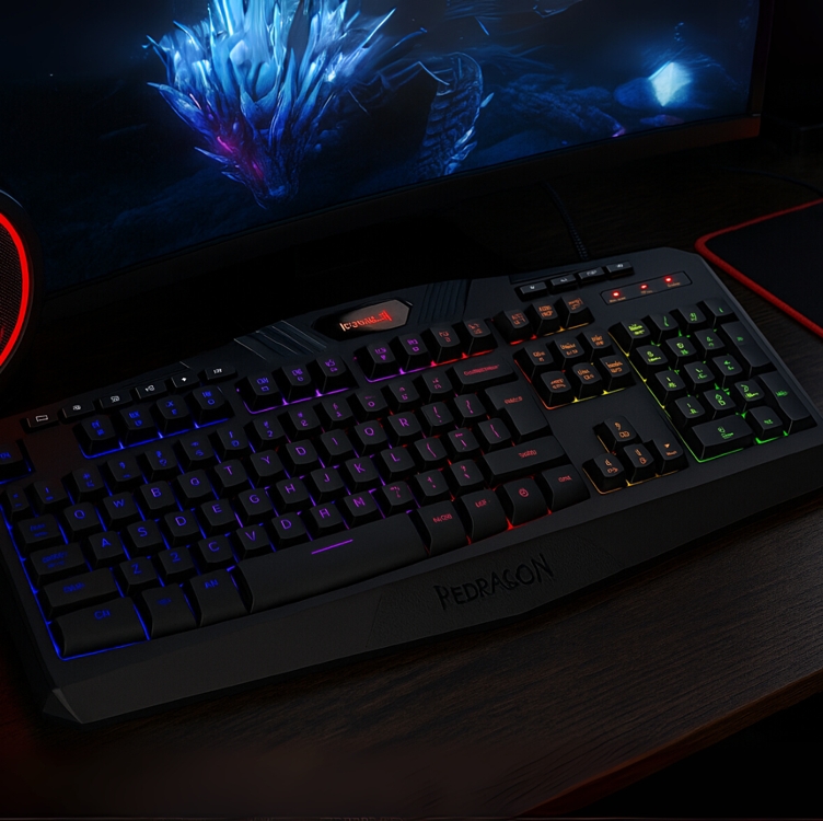 Teclado Membrana Gamer Harpe 2 Rgb Preto Teclado Membrana Gamer Harpe 2 Rgb Preto