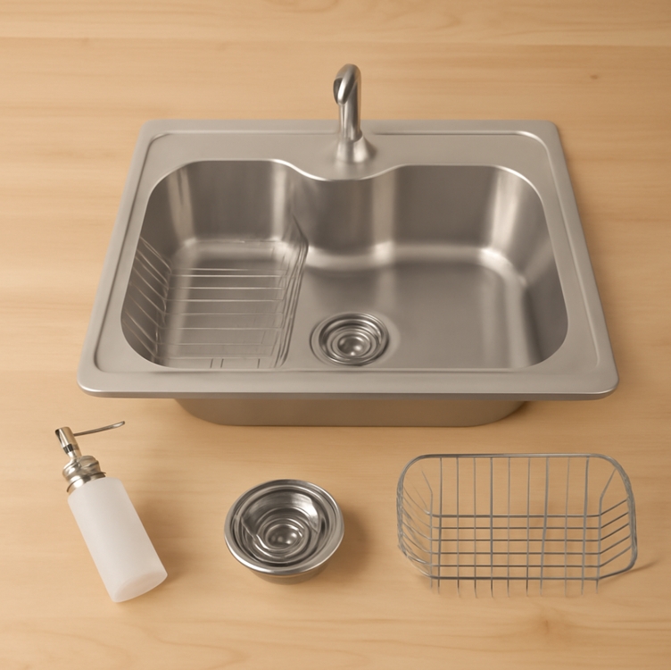 Cuba Stillus Home Gourmet Cozinha Aço Inox Com Acessórios 50x40cm Cor Prateado Cuba Stillus Home Gourmet Cozinha Aço Inox Com Acessórios 50x40cm Cor Prateado