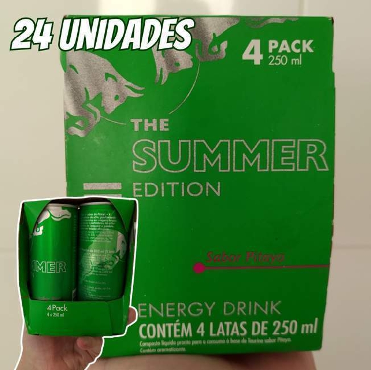 Pack de 24 Latas Red Bull Energético, Pitaya, 250ml Pack de 24 Latas Red Bull Energético, Pitaya, 250ml