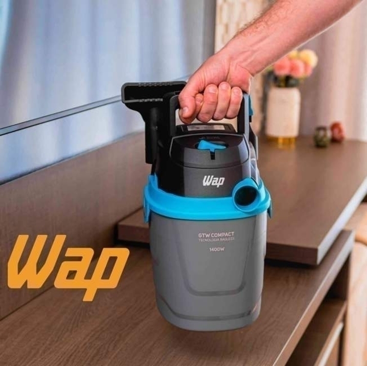 Wap Aspirador De Pó E Líquido Portátil Gtw Compact 1400w 127V Wap Aspirador De Pó E Líquido Portátil Gtw Compact 1400w 127V