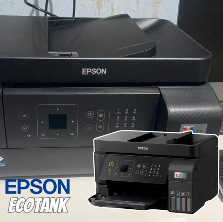 Multifuncional Epson Ecotank L5590 - Tanque De Tinta Colorida, Wi-fi Direct, Ethernet, Fax, Adf, Bivolt, Preta Multifuncional Epson Ecotank L5590 - Tanque De Tinta Colorida, Wi-fi Direct, Ethernet, Fax, Adf, Bivolt, Preta