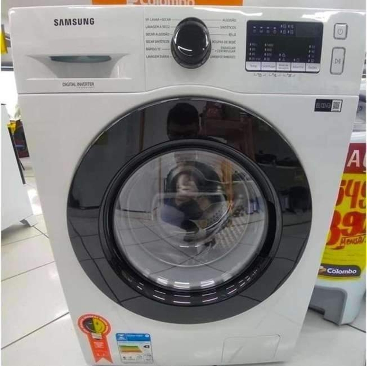 Lava e Seca Samsung WD11M com Digital Inverter WD11M4473PW Branca 11/7kg Lava e Seca Samsung WD11M com Digital Inverter WD11M4473PW Branca 11/7kg