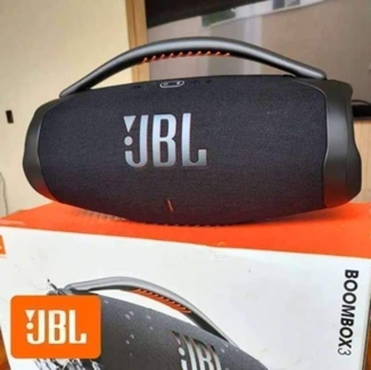 JBL Caixa de Som, Boombox 3, Bluetooth, À Prova D'água e Poeira - Preto JBL Caixa de Som, Boombox 3, Bluetooth, À Prova D'água e Poeira - Preto