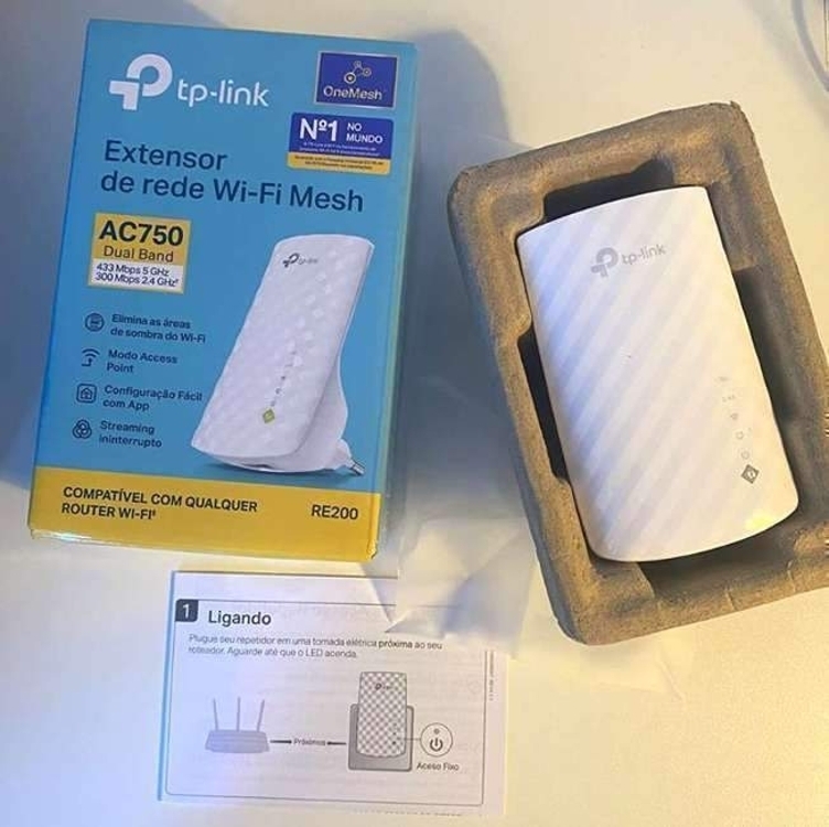 Repetidor Expansor TP-Link Wi-Fi Network 300Mbps - TL-WA850RE Repetidor Expansor TP-Link Wi-Fi Network 300Mbps - TL-WA850RE