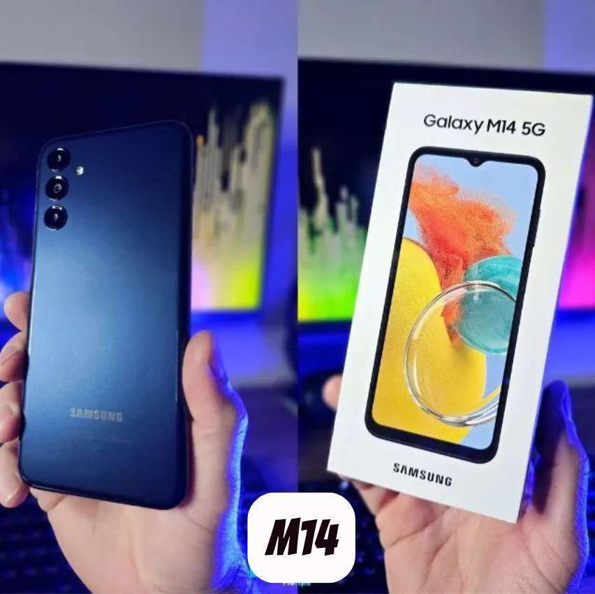 Smartphone Samsung Galaxy M14 5G, 128GB, 4GB RAM, Tela Infinita de 6.6" Dual Chip Smartphone Samsung Galaxy M14 5G, 128GB, 4GB RAM, Tela Infinita de 6.6" Dual Chip