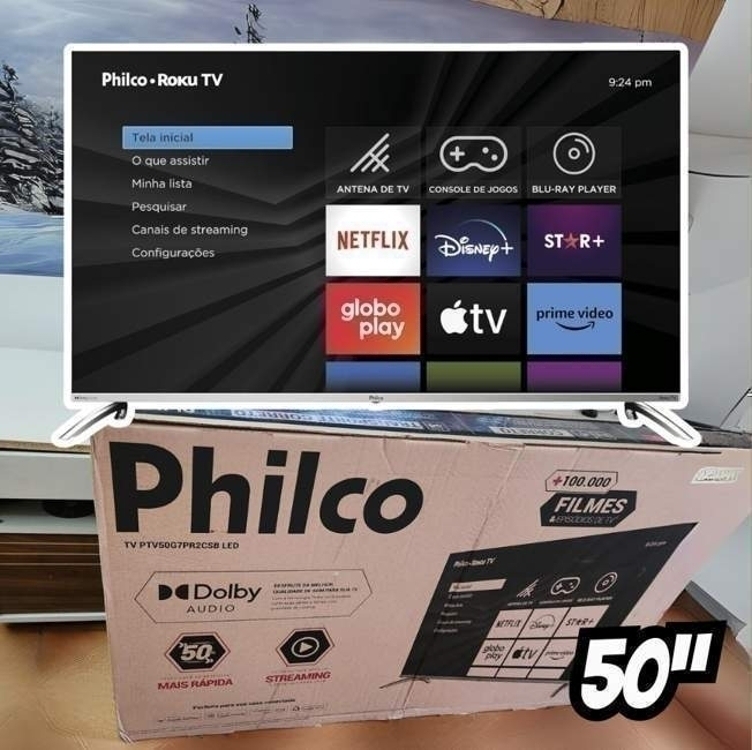 Smart TV 50" Philco PTV50G7PR2CSB 4K UHD LED Roku TV Preto -Carrefour - Carrefour: As melhores promoções pra você economizar Smart TV 50" Philco PTV50G7PR2CSB 4K UHD LED Roku TV Preto -Carrefour - Carrefour: As melhores promoções pra você economizar