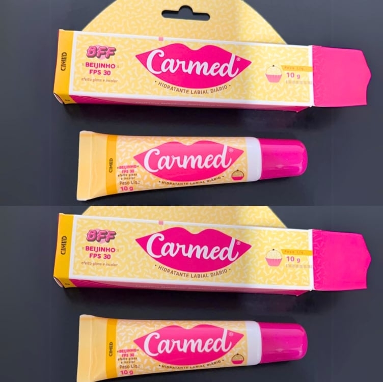 Carmed Hidratante Labial BFF Beijinho FPS 30 - Cimed Carmed Hidratante Labial BFF Beijinho FPS 30 - Cimed