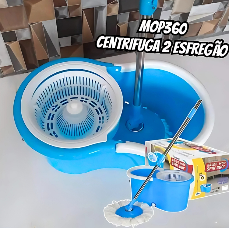 Balde Spin Mop360 Centrifuga 2 Esfregão City Limp Balde Spin Mop360 Centrifuga 2 Esfregão City Limp