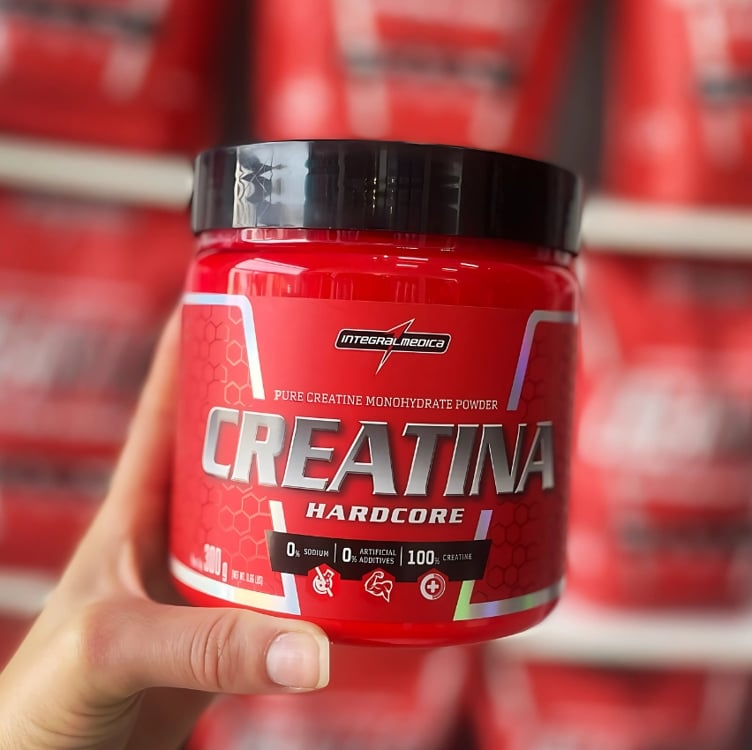 Integralmedica - Creatina em Pó Hardcore 100% Pura e Monohidratada - 300g Integralmedica - Creatina em Pó Hardcore 100% Pura e Monohidratada - 300g