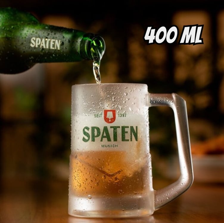 Caneca Chopp, Caneca Spaten Ruvolo, 400ml Caneca Chopp, Caneca Spaten Ruvolo, 400ml