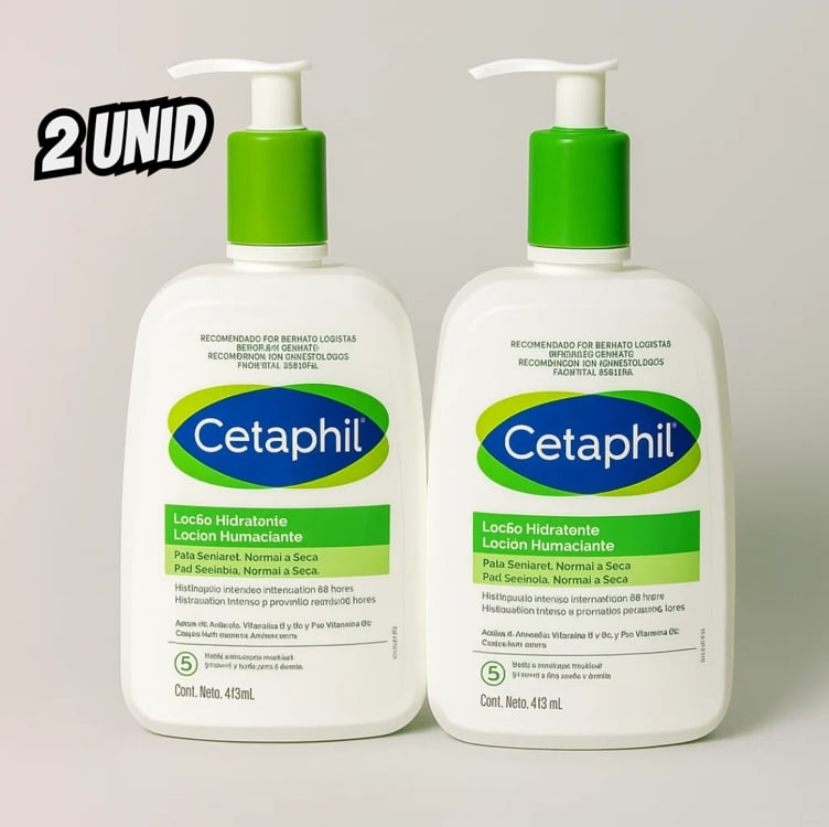 Kit Cetaphil Loção Hidratante Corporal E Facial (2 Unidades) Kit Cetaphil Loção Hidratante Corporal E Facial (2 Unidades)