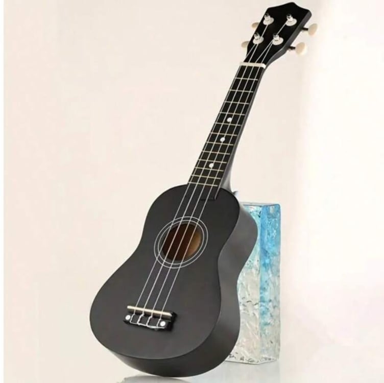 Ukulele 21 Polegadas, Ukulele Preto, Acústico Soprano, Ukulele Concert, Violao Acustico, Violão Iniciante Ukulele 21 Polegadas, Ukulele Preto, Acústico Soprano, Ukulele Concert, Violao Acustico, Violão Iniciante