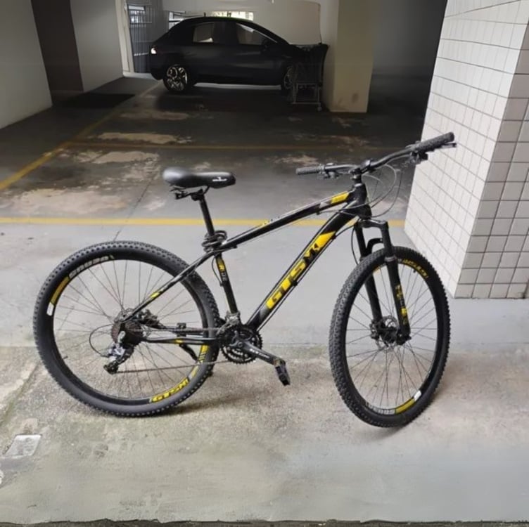 Bicicleta Gts Aro 29 Freio A Disco Câmbio Gtsm1 Tsi 21 Marchas E Amortecedor | Gts M1 Ride New - Preto+amarelo Bicicleta Gts Aro 29 Freio A Disco Câmbio Gtsm1 Tsi 21 Marchas E Amortecedor | Gts M1 Ride New - Preto+amarelo