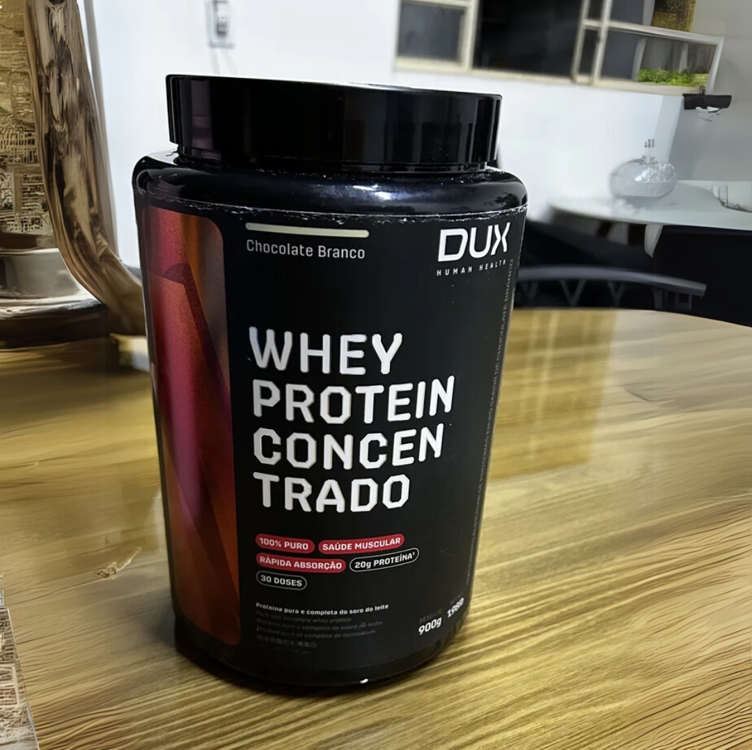 Whey Protein Concentrado 900g Chocolate Branco Dux Nutrition Whey Protein Concentrado 900g Chocolate Branco Dux Nutrition