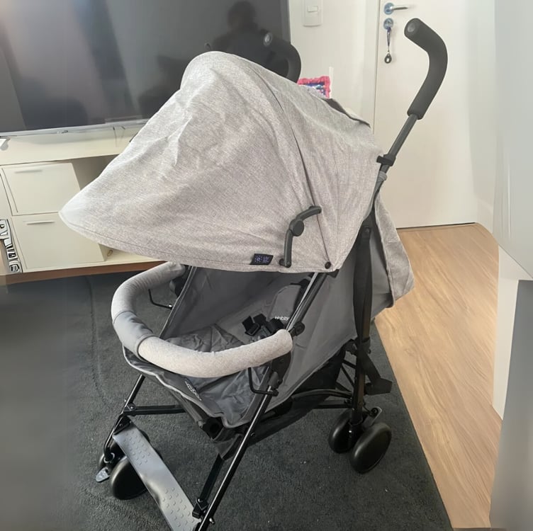 Carrinho de Passeio Hobby Compacto & Leve Cinza Mescla até 0 meses até 15kg IMP02287 Cosco Kids Carrinho de Passeio Hobby Compacto & Leve Cinza Mescla até 0 meses até 15kg IMP02287 Cosco Kids