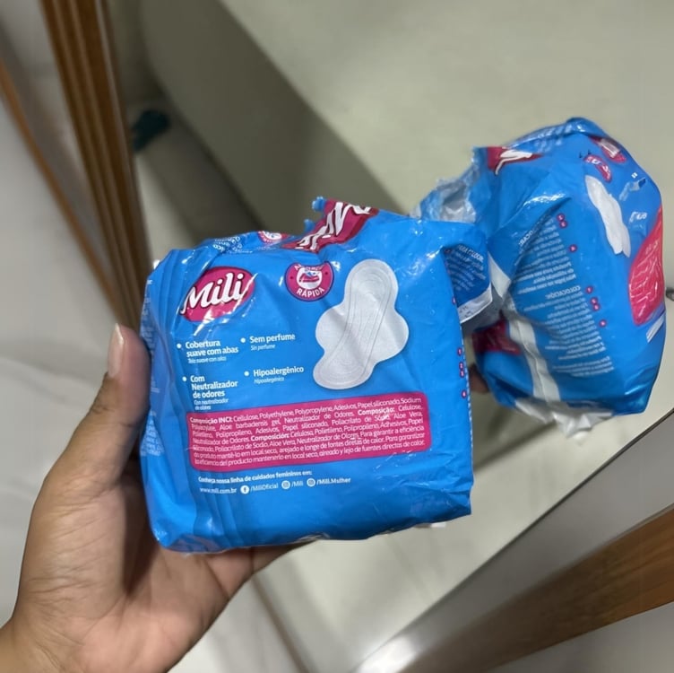 ZKMAGIC Absorvente Mili Proteção Total Suave C/Abas – 8 Unidades ZKMAGIC Absorvente Mili Proteção Total Suave C/Abas – 8 Unidades