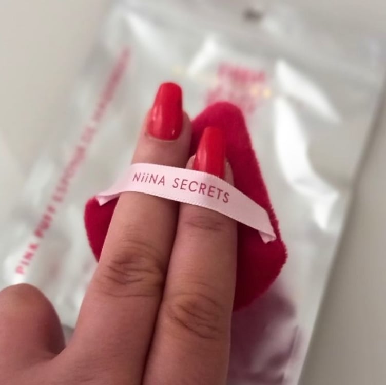 Niina Secrets Esponja Maquiagem Pink Puff Pes Niina Secrets Esponja Maquiagem Pink Puff Pes