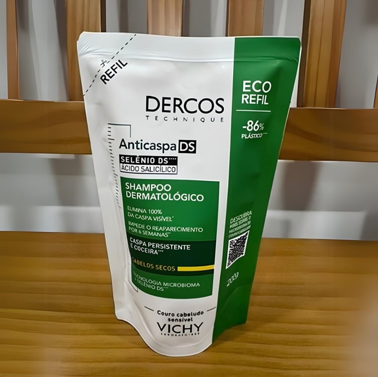 Refil Shampoo Anticaspa Ds Vichy Dercos Oily Oleosos 200g Refil Shampoo Anticaspa Ds Vichy Dercos Oily Oleosos 200g