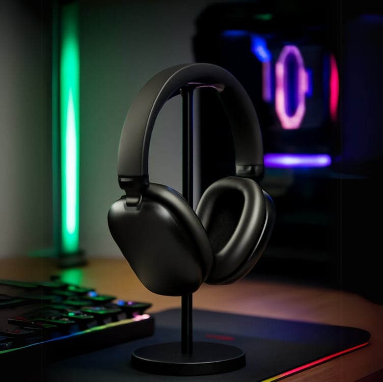 Basike Fones de Ouvido Sem Fio, Headphone Bluetooth on-ear com Microfone, ANC Cancelamento do Ruído, Até 50 Horas de Música, Ba-FON003 (Preto) Basike Fones de Ouvido Sem Fio, Headphone Bluetooth on-ear com Microfone, ANC Cancelamento do Ruído, Até 50 Horas de Música, Ba-FON003 (Preto)