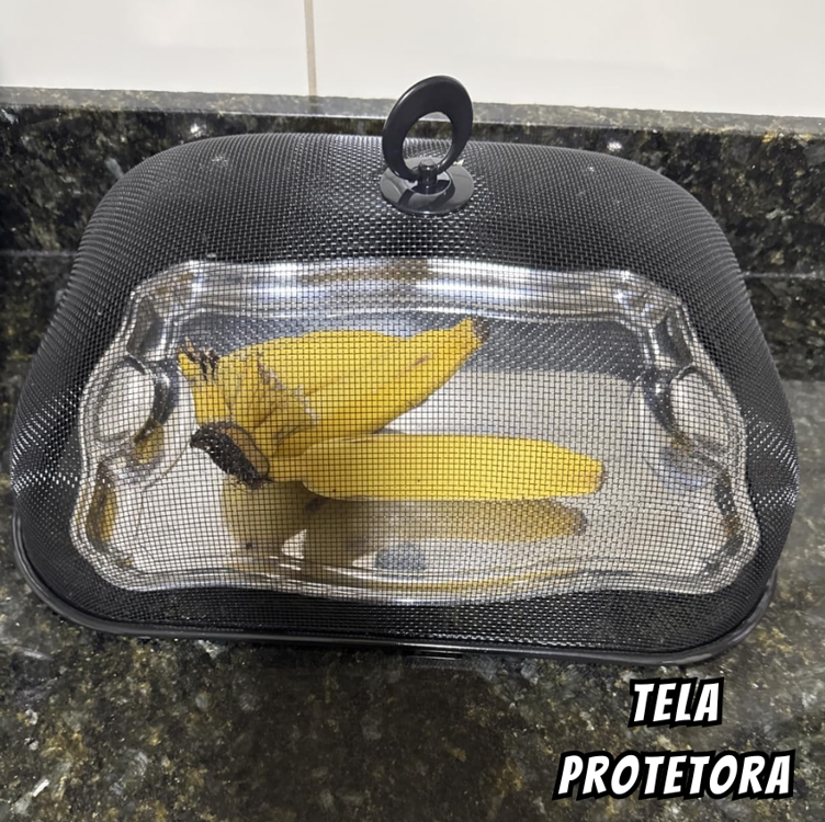 Tela Protetora 37 Cm Retangular Preto, UTS3857, Euro Home Tela Protetora 37 Cm Retangular Preto, UTS3857, Euro Home