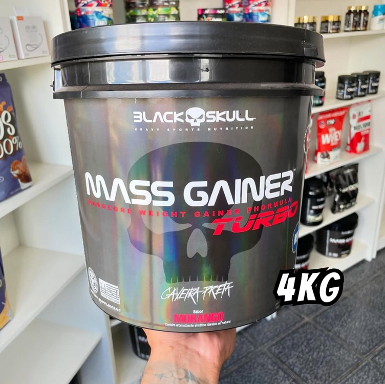 Hipercalórico Mass Gainer Turbo 4kg Morango Hipercalórico Mass Gainer Turbo 4kg Morango