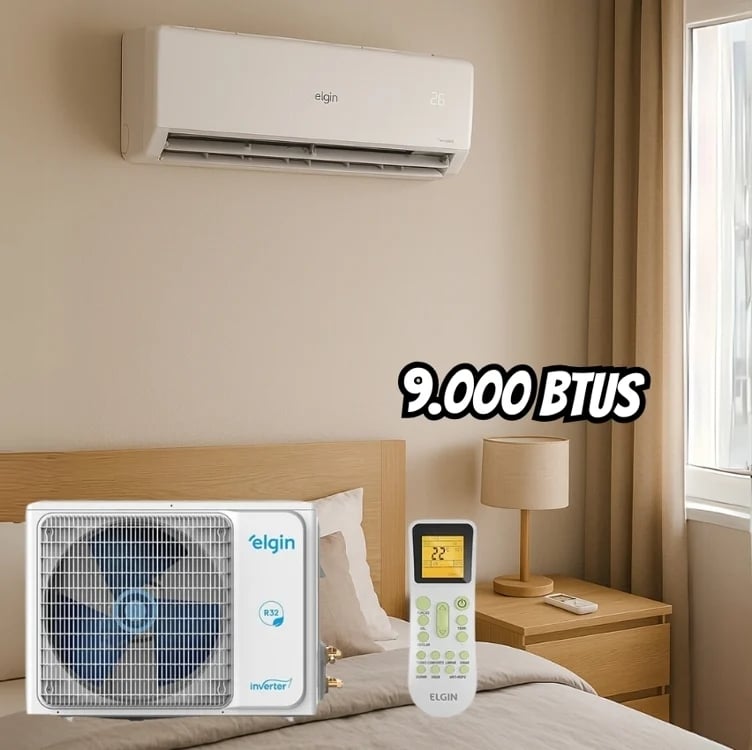 Ar Condicionado Hw Eco Ii Inverter Connect Elgin 9k F Cor Branco Ar Condicionado Hw Eco Ii Inverter Connect Elgin 9k F Cor Branco