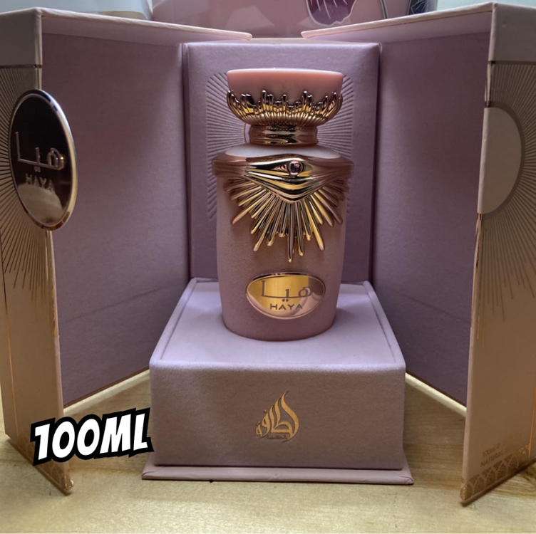 Lattafa Haya Eau de Parfum-(Unisex)-100ml (3.4oz) Lattafa Haya Eau de Parfum-(Unisex)-100ml (3.4oz)