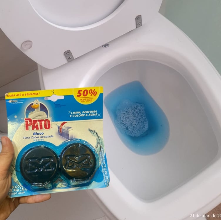Pato Desodorizador Sanitário Caixa Acoplada Marine 40g Com 2 Unidades Pato Desodorizador Sanitário Caixa Acoplada Marine 40g Com 2 Unidades