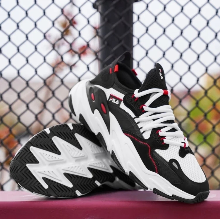 Tênis Fila Ray Tracer Evo 2 Masculino - Vermelho+Branco Tênis Fila Ray Tracer Evo 2 Masculino - Vermelho+Branco