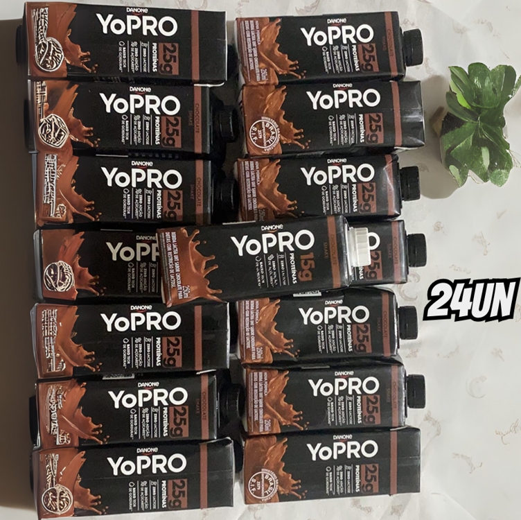 Pack YoPRO Bebida Láctea UHT Chocolate 25g de Proteínas 250ml - 24 unidades Pack YoPRO Bebida Láctea UHT Chocolate 25g de Proteínas 250ml - 24 unidades