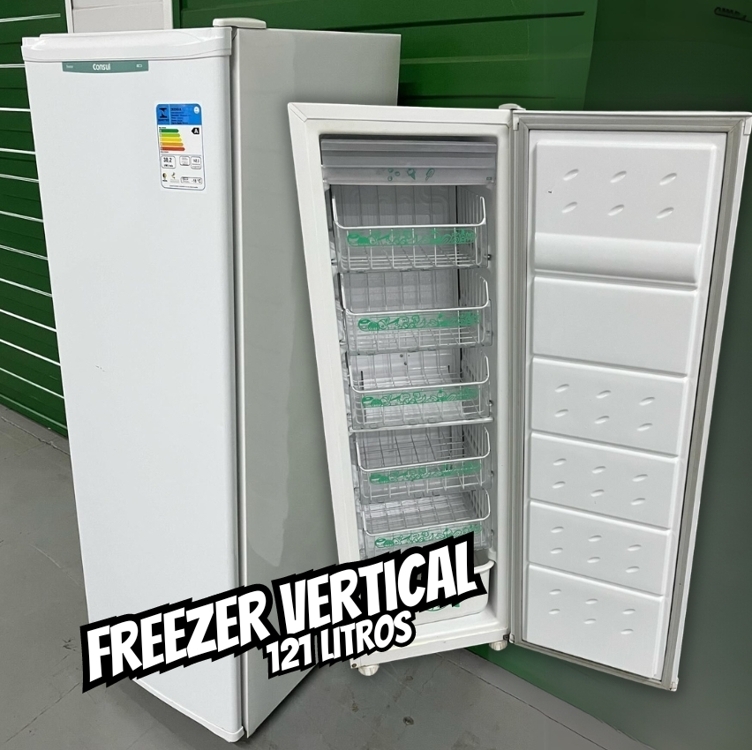 Freezer Vertical Consul 1 Porta Branco 121l - Cvu18gb - 220v - Carrefour: As melhores promoções pra você economizar Freezer Vertical Consul 1 Porta Branco 121l - Cvu18gb - 220v - Carrefour: As melhores promoções pra você economizar