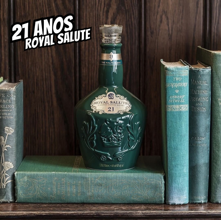 Whisky Escocês Blended 21 Anos Royal Salute The Malts Blend Garrafa 700ml Whisky Escocês Blended 21 Anos Royal Salute The Malts Blend Garrafa 700ml