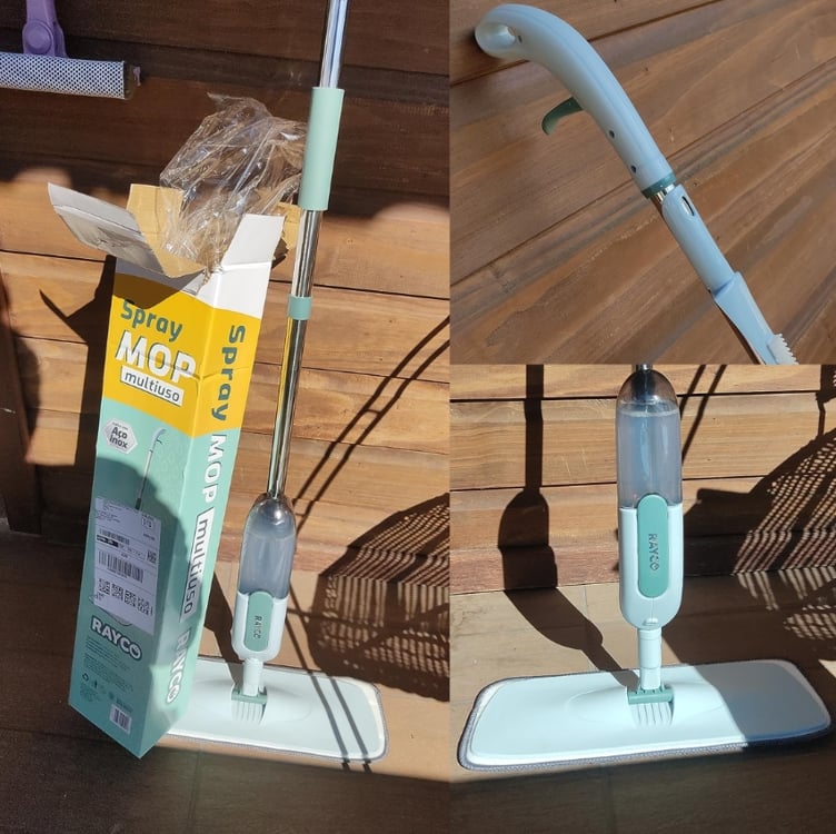 Rayco Essencial - Mop Spray, Multiuso, Dispenser 300ml (Borrifa, Limpa e Seca) Rayco Essencial - Mop Spray, Multiuso, Dispenser 300ml (Borrifa, Limpa e Seca)