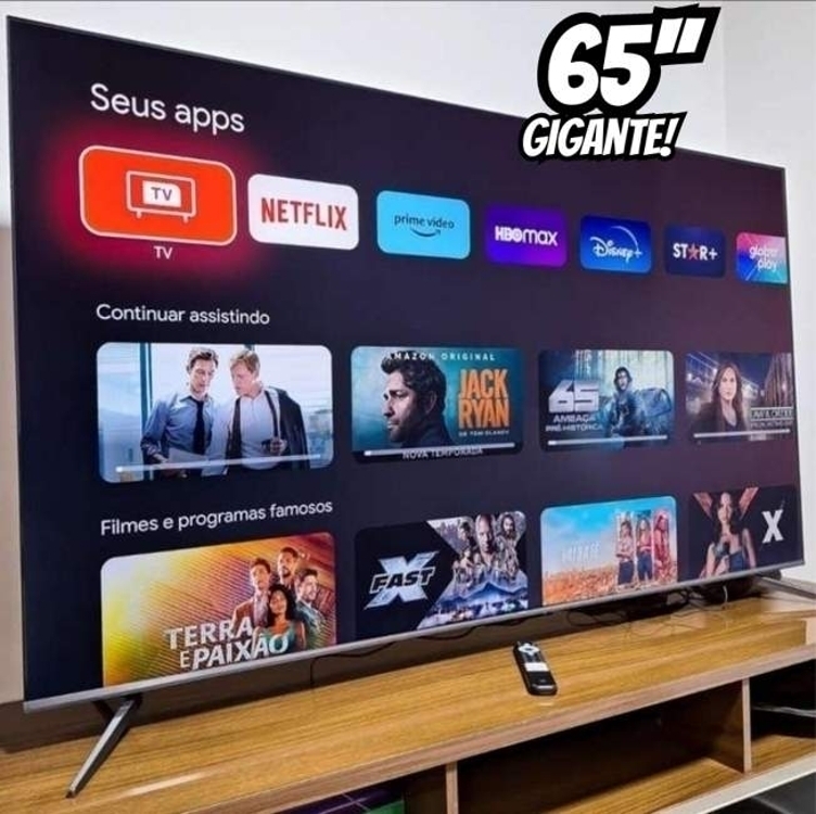 Smart TV LED 65" Google TV Ultra HD 4K TCL 65P635 Comando de Voz HDR10 3 HDMI 1 USB Wi-Fi Bluetooth Smart TV LED 65" Google TV Ultra HD 4K TCL 65P635 Comando de Voz HDR10 3 HDMI 1 USB Wi-Fi Bluetooth