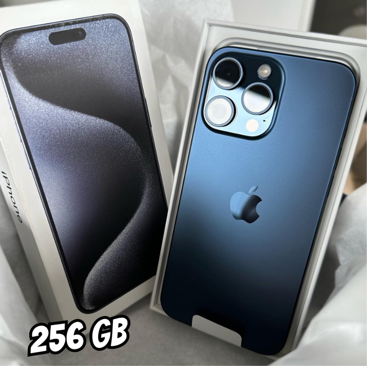 Apple iPhone 15 Pro Max (256 GB) — Titânio Azul Apple iPhone 15 Pro Max (256 GB) — Titânio Azul