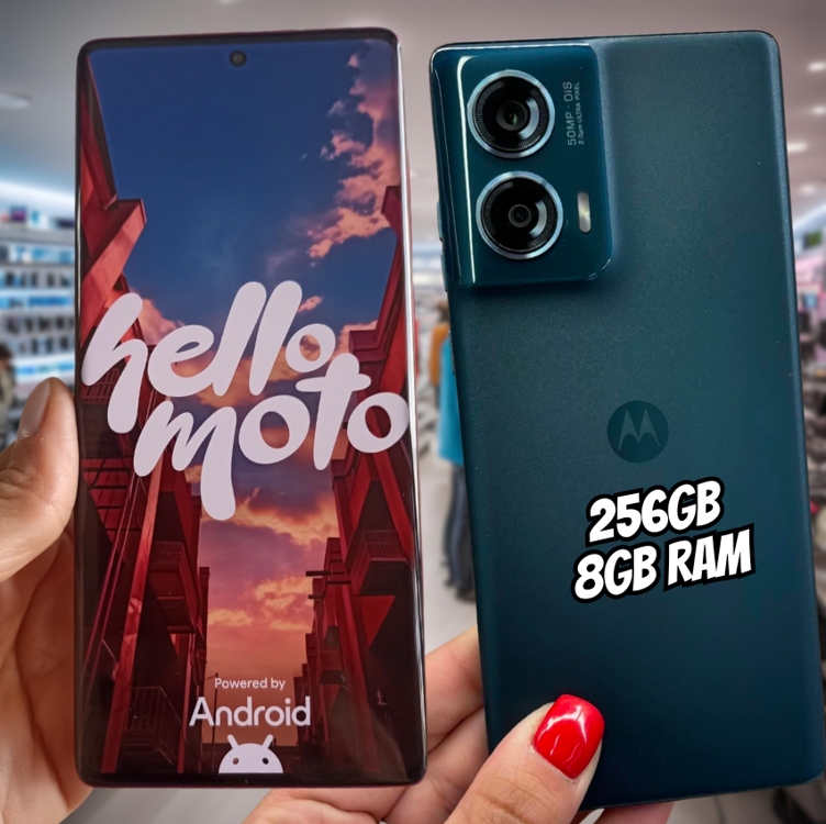 Smartphone Motorola Edge 50 Fusion 5G - 256GB 8GB RAM + 8GB RAM Boost 50MP Sony AI Camera IP68 NFC Blue Teal Smartphone Motorola Edge 50 Fusion 5G - 256GB 8GB RAM + 8GB RAM Boost 50MP Sony AI Camera IP68 NFC Blue Teal
