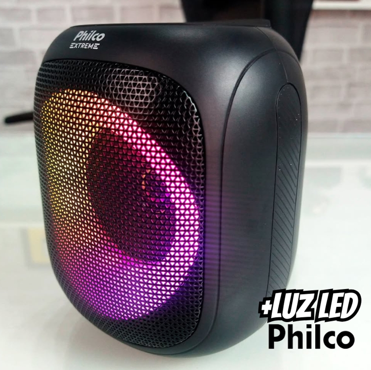 Speaker Philco PBS30 Flash Lights Bluetooth V5.1 30W Bivolt Speaker Philco PBS30 Flash Lights Bluetooth V5.1 30W Bivolt