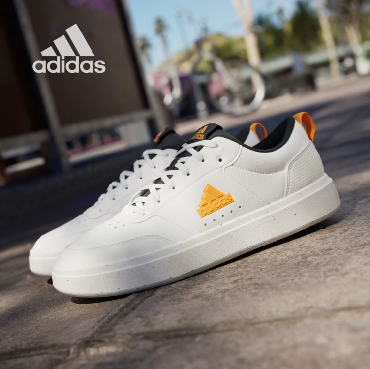 Tênis Adidas Park Street Masculino - Off white+Coral Tênis Adidas Park Street Masculino - Off white+Coral