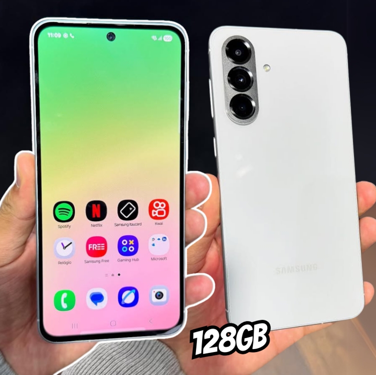 Smartphone Samsung Galaxy A56 5G 128GB, 8GB RAM, Câmera 50MP, IP67, Super AMOLED 6.7", Recursos AI, Preto Smartphone Samsung Galaxy A56 5G 128GB, 8GB RAM, Câmera 50MP, IP67, Super AMOLED 6.7", Recursos AI, Preto