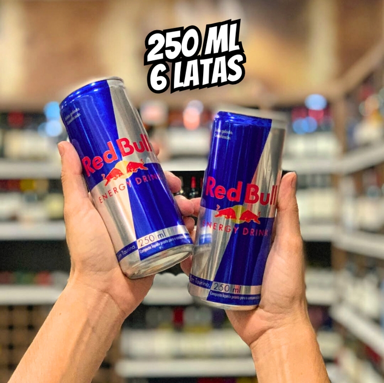 Pack de 6 Latas Red Bull Energético Energy Drink 250Ml Pack de 6 Latas Red Bull Energético Energy Drink 250Ml